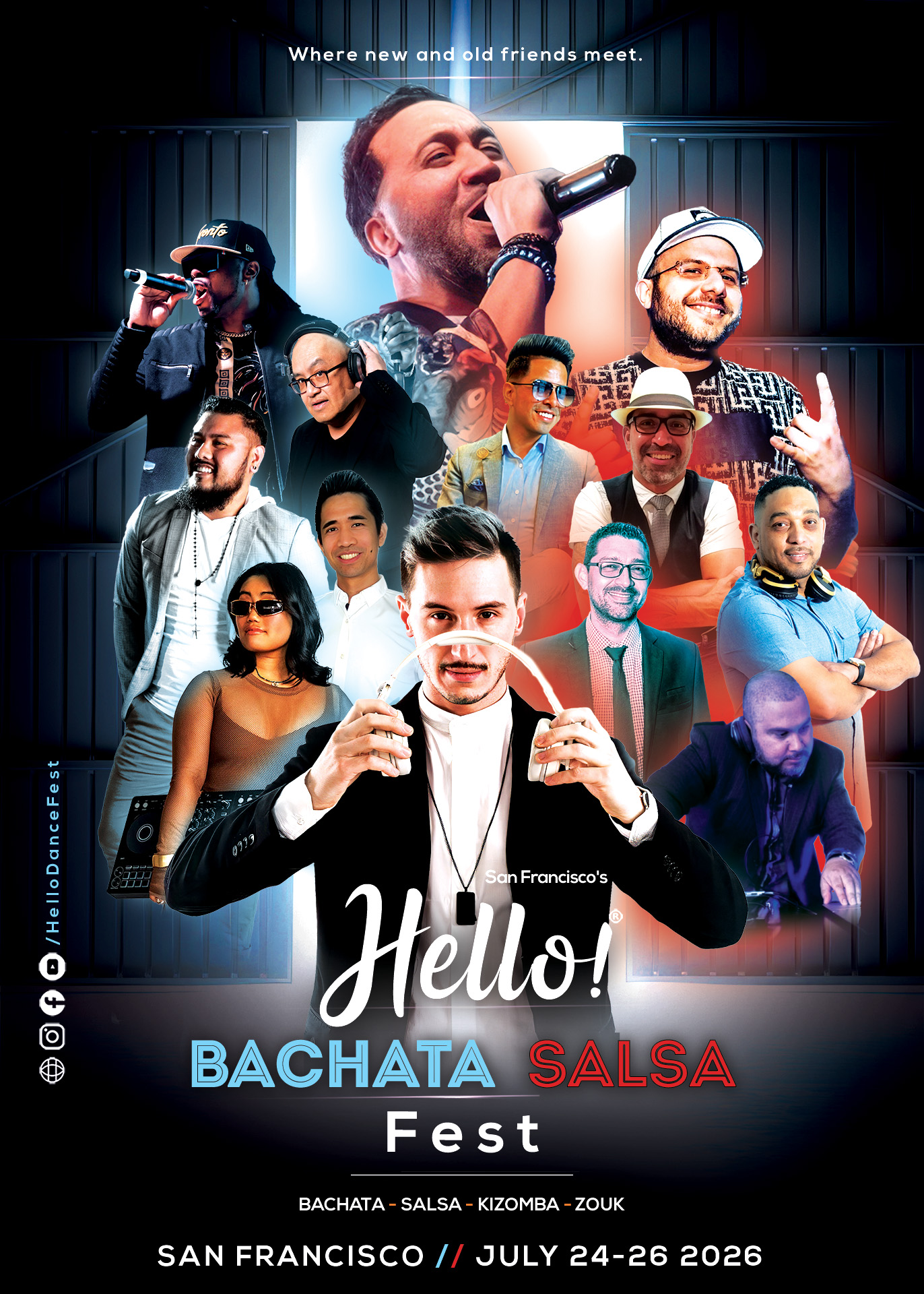 Hello Salsa Fest 2024 Deejays