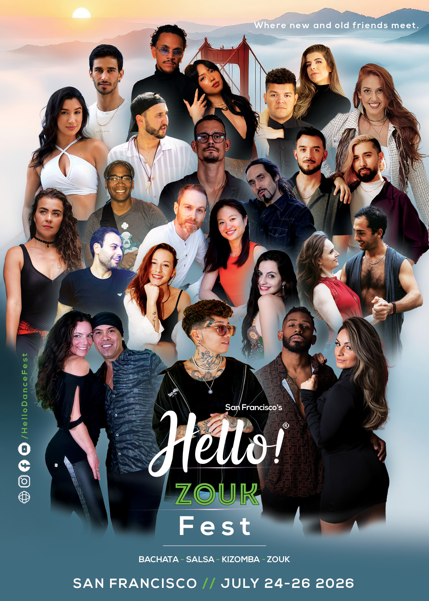 San Francisco's Hello! Zouk Fest Header