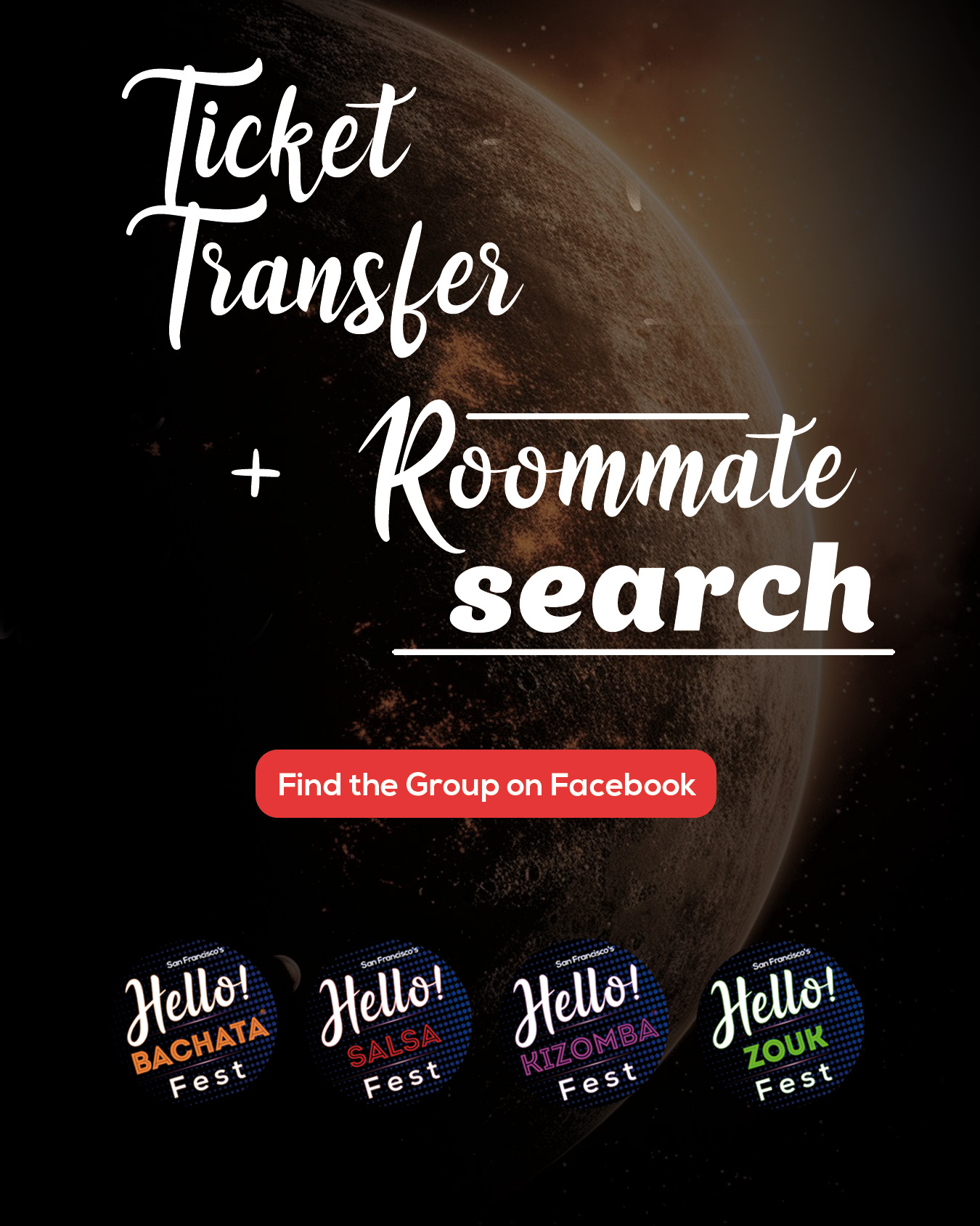 Roommate & Ticket Transfer Search