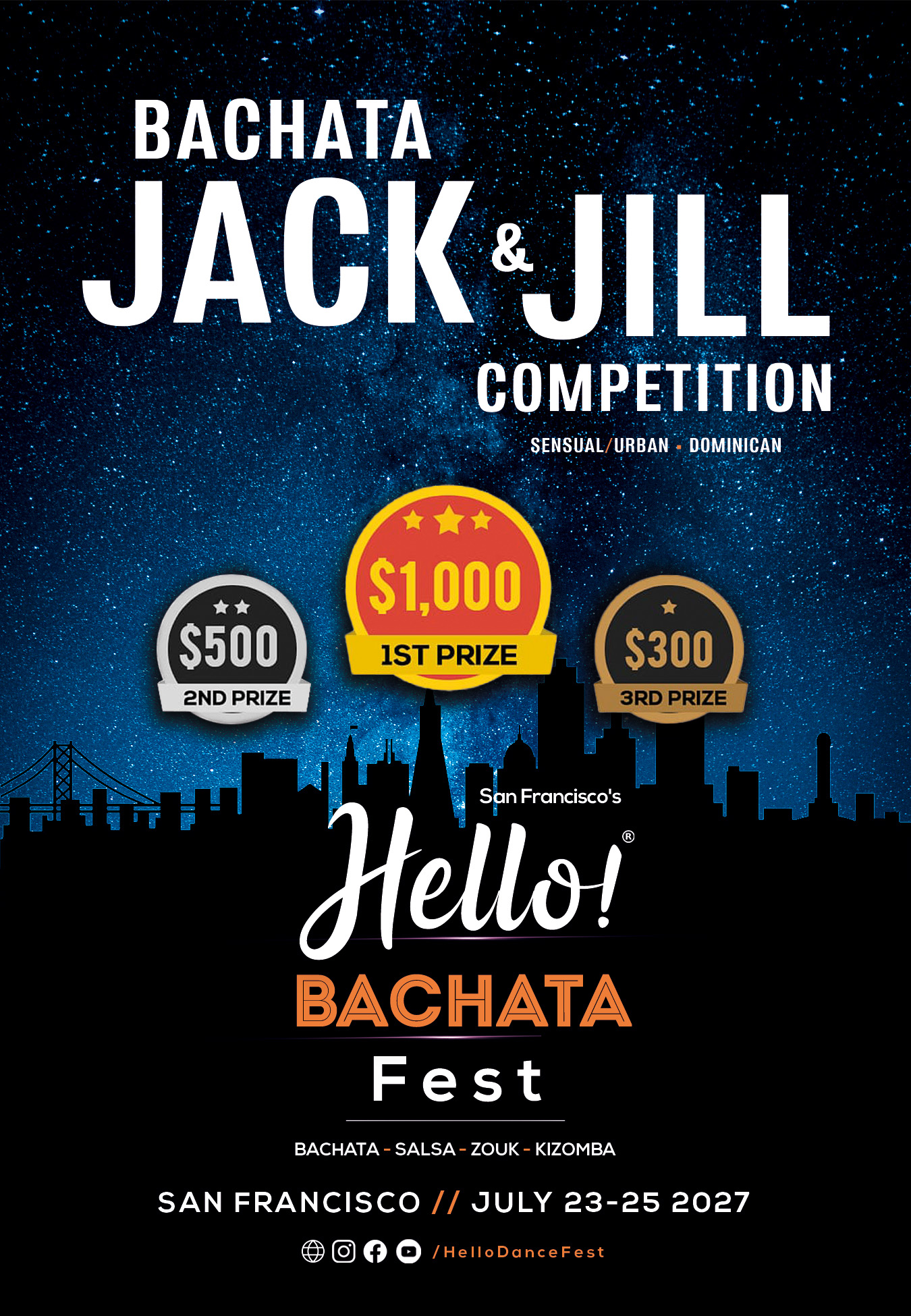 Hello Bachata Fest Jack and Jill Competition