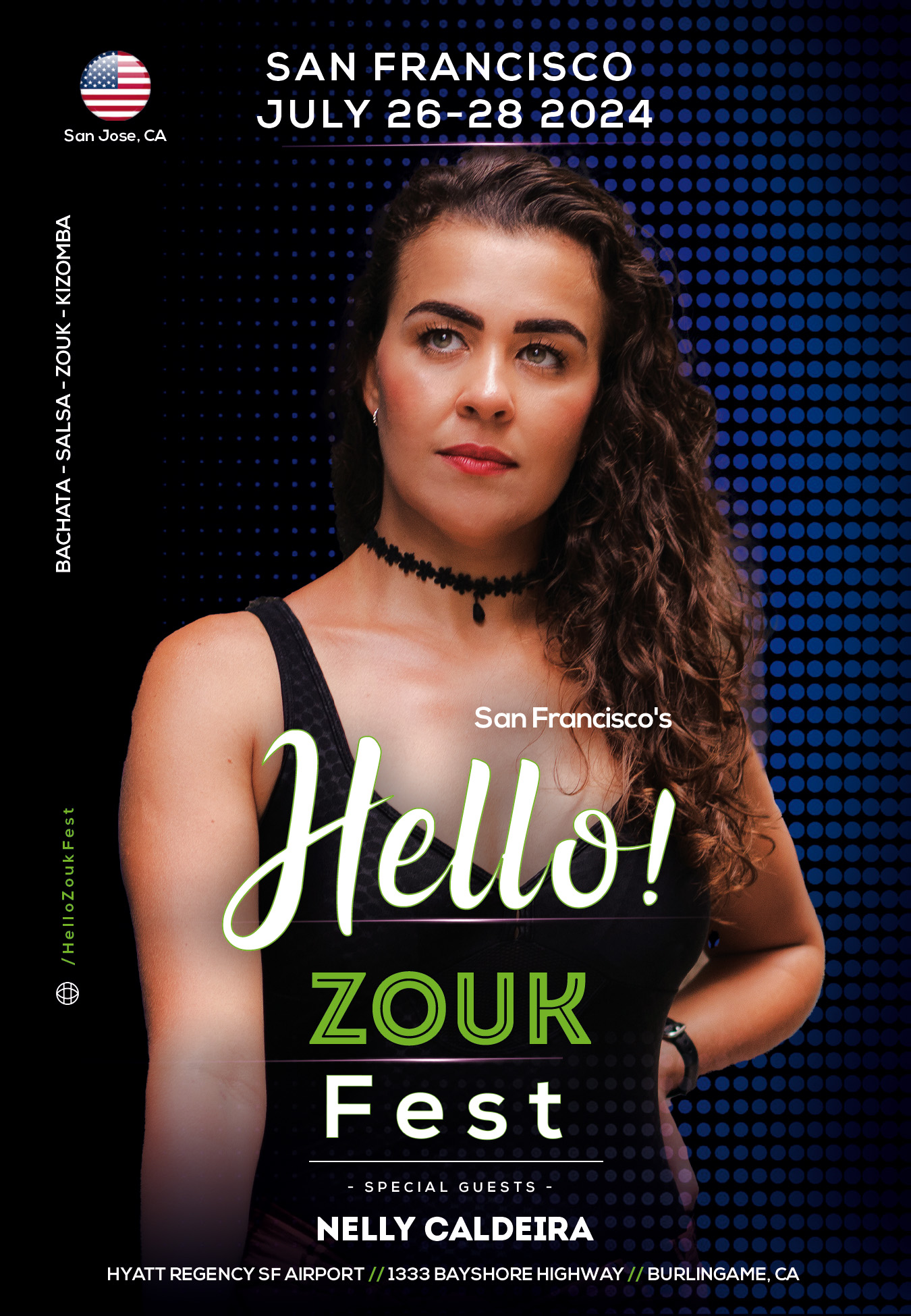 Hello Zouk Fest - Nelly Caldeira - San Jose